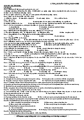 Chuyền đề Sóng âm Vật lí lớp 12 - Lê Xuân Toàn